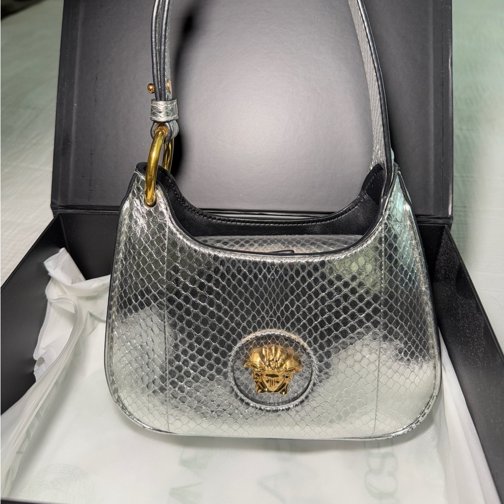 VERSACE LA MEDUSA SMALL HOBO BAG